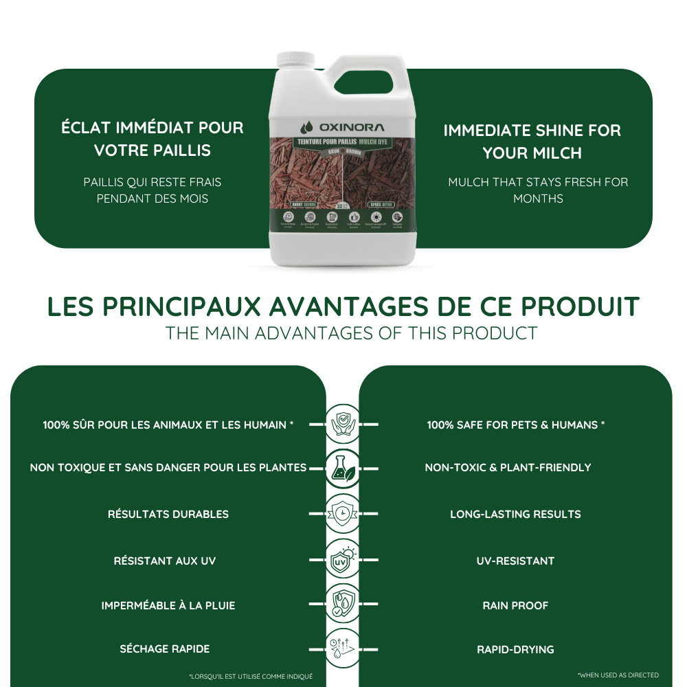 Teinture brune et colle