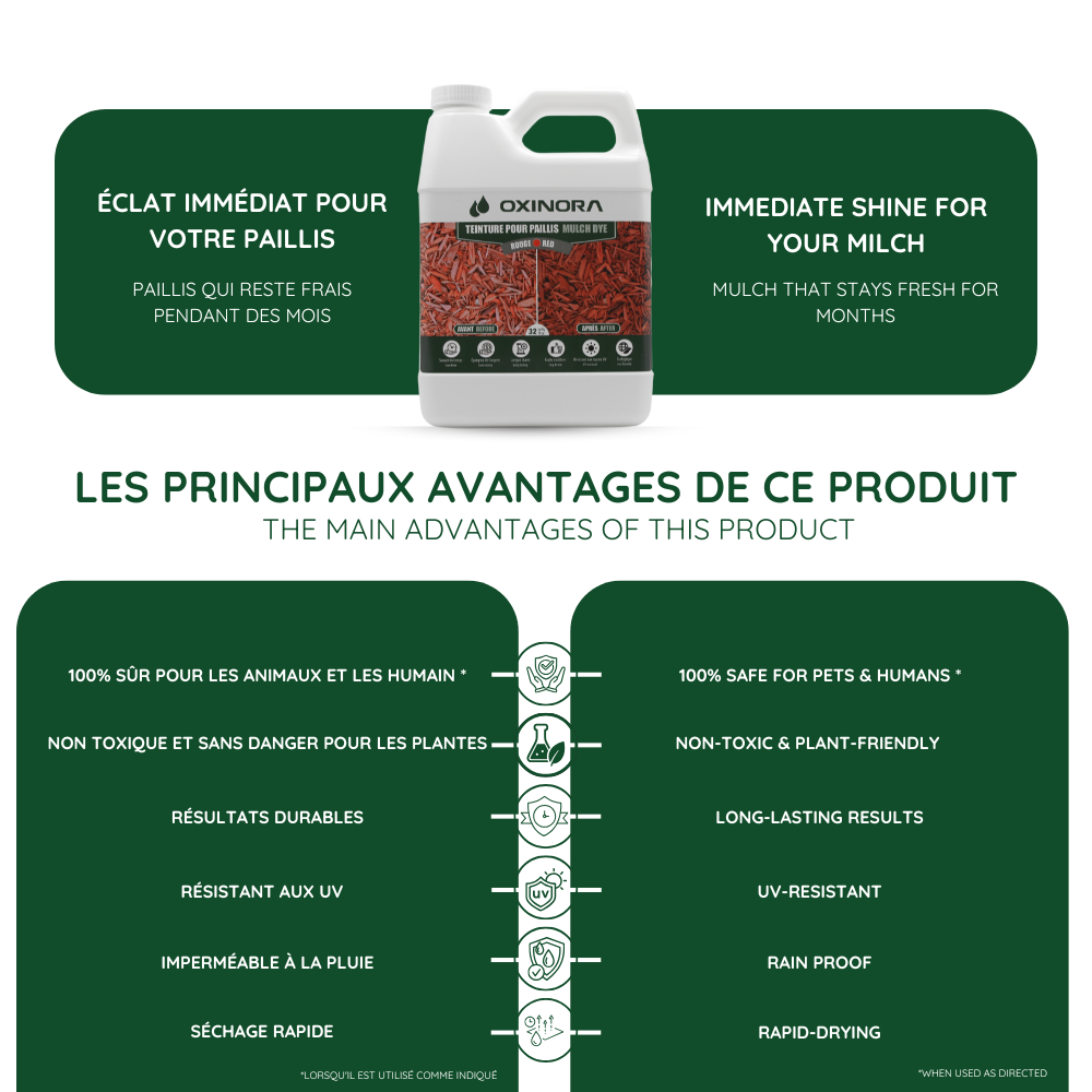 Teinture rouge et colle